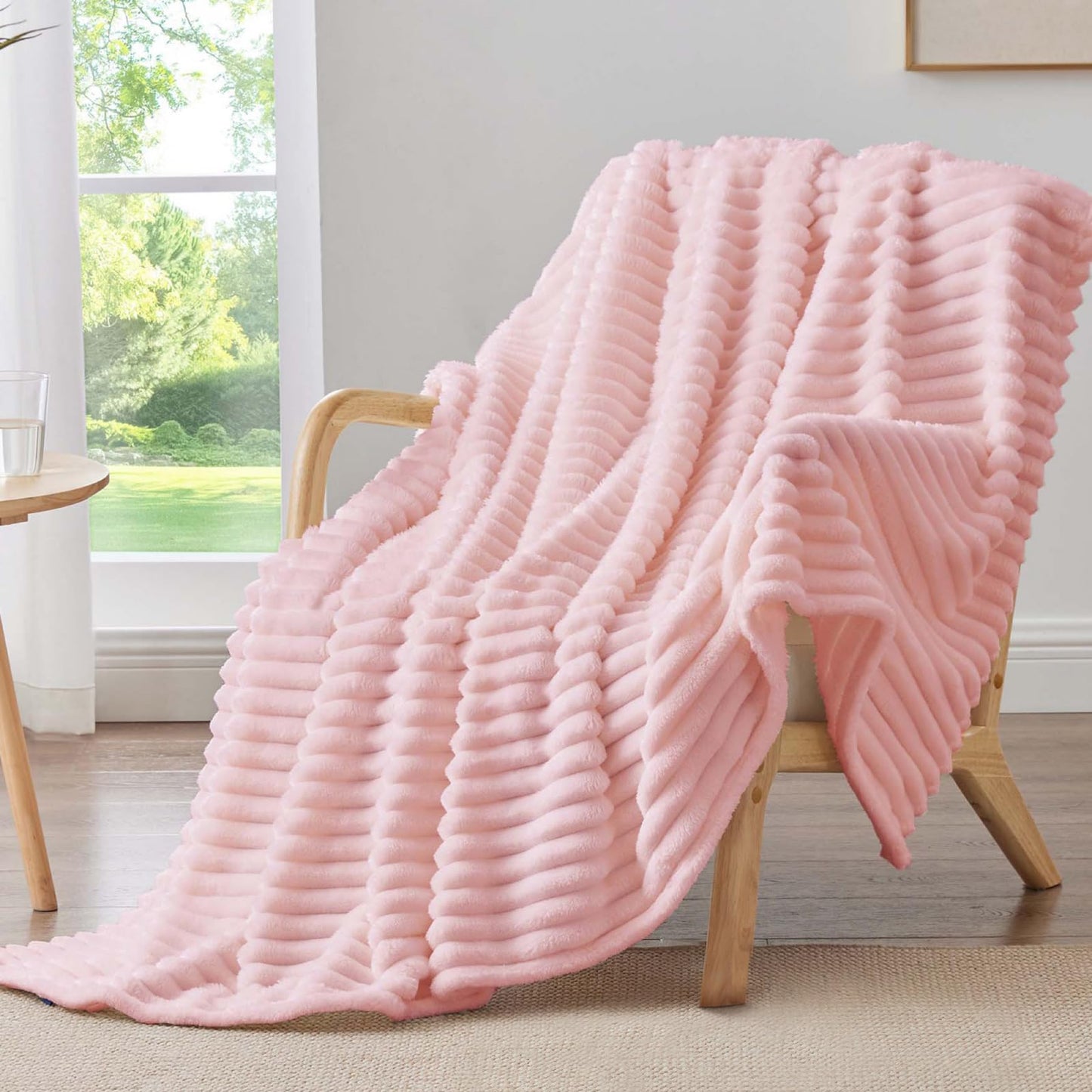 Ribbed Throw Blanket