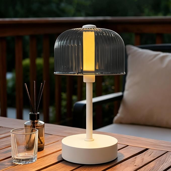 Wireless Glass LED Lamp