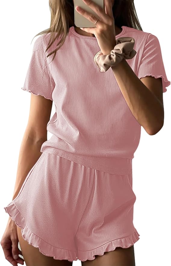 Ruffle Pajamas Set
