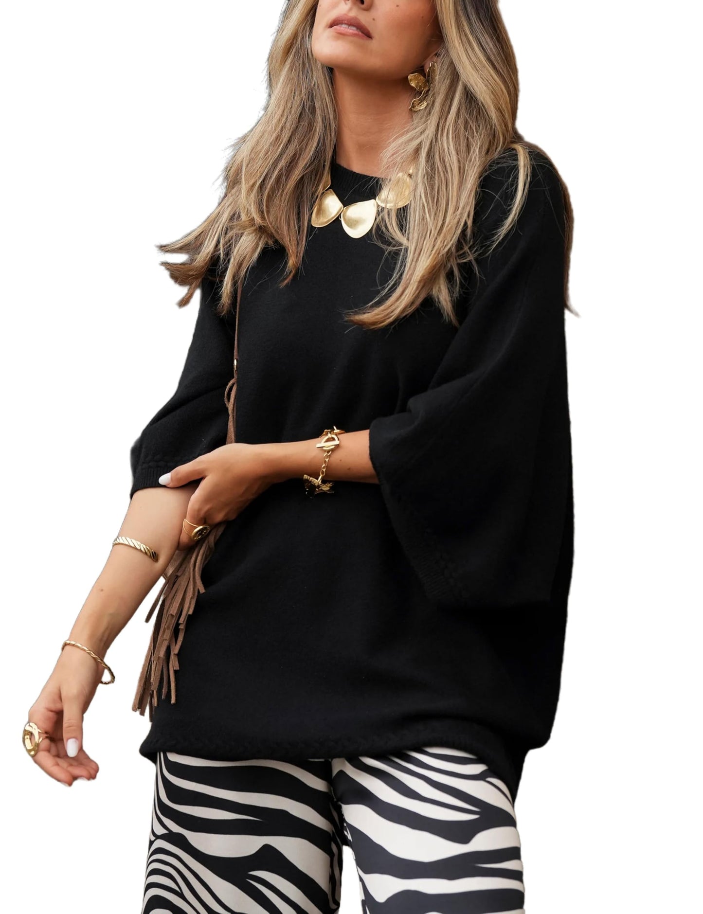 Sleeve Knit Sweater