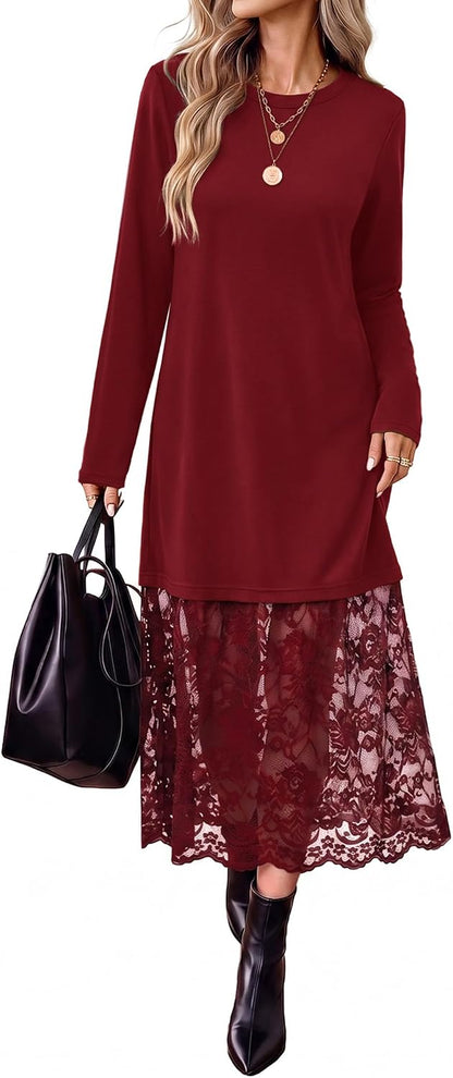 Lace Midi Dress
