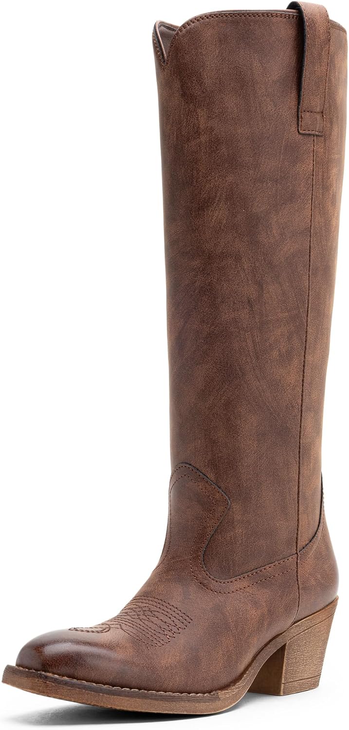 Knee High Western Boots