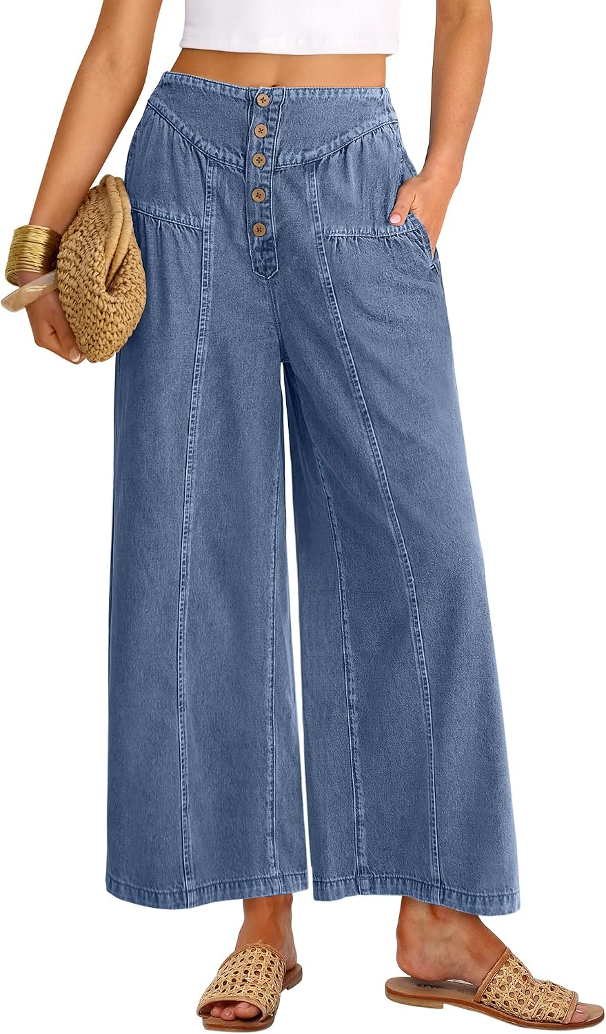 ANRABESS Wide Leg Jeans