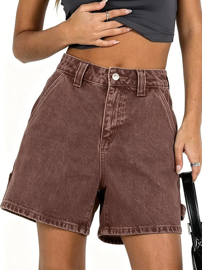 High Waisted Denim Shorts