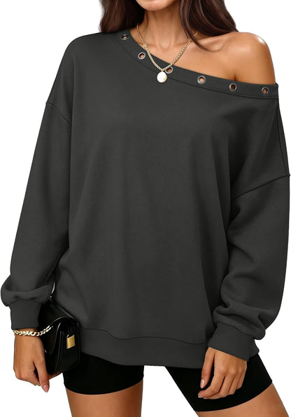 Off Shoulder Sweatshirt