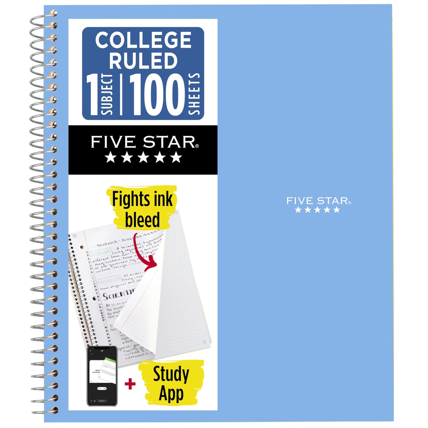 Five Star Spiral Notebook