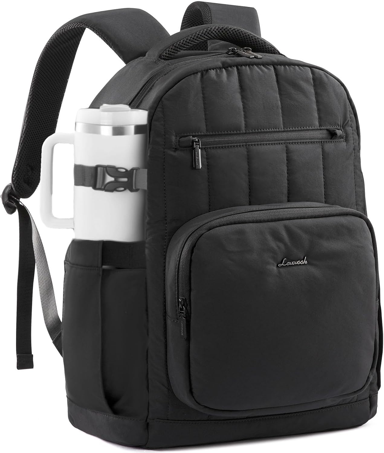 Laptop Backpack With Tumbler Holder
