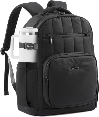 Laptop Backpack With Tumbler Holder