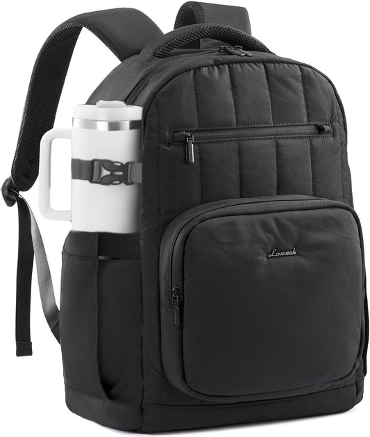Laptop Backpack With Tumbler Holder