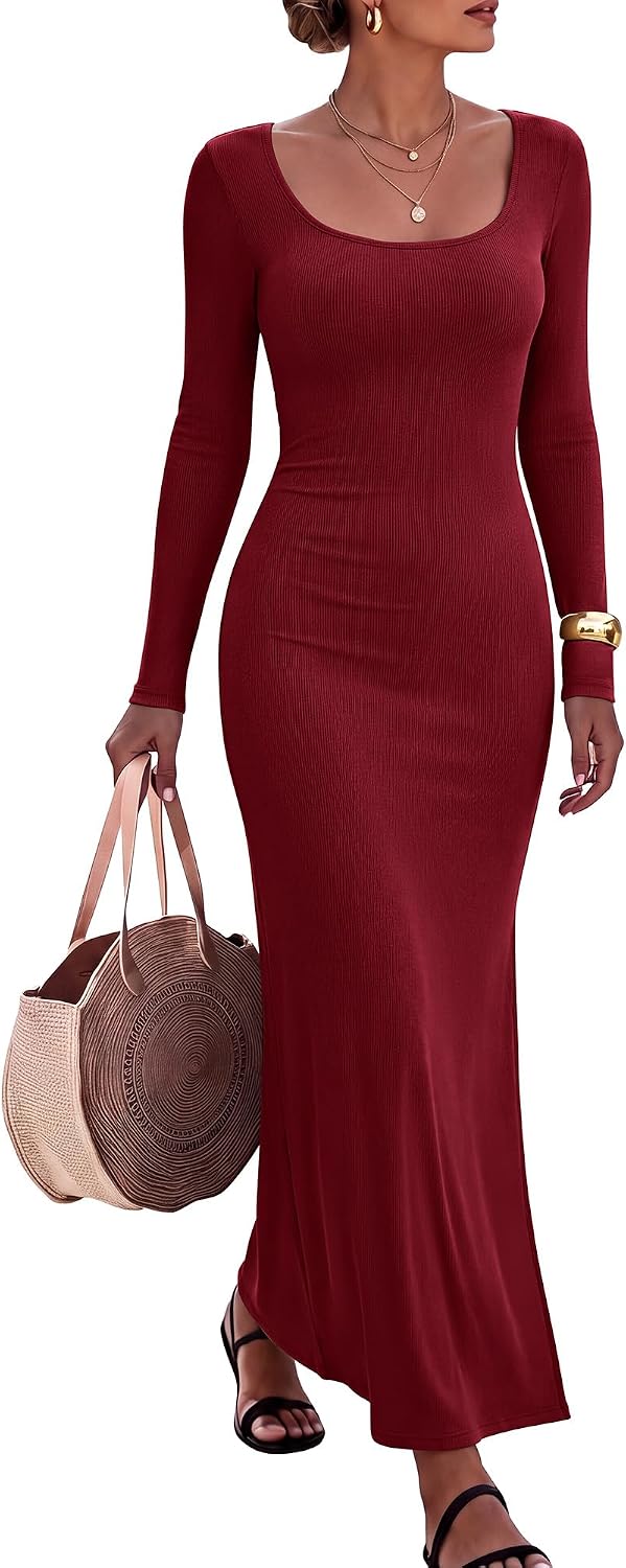 Anrabess Bodycon Maxi Dress
