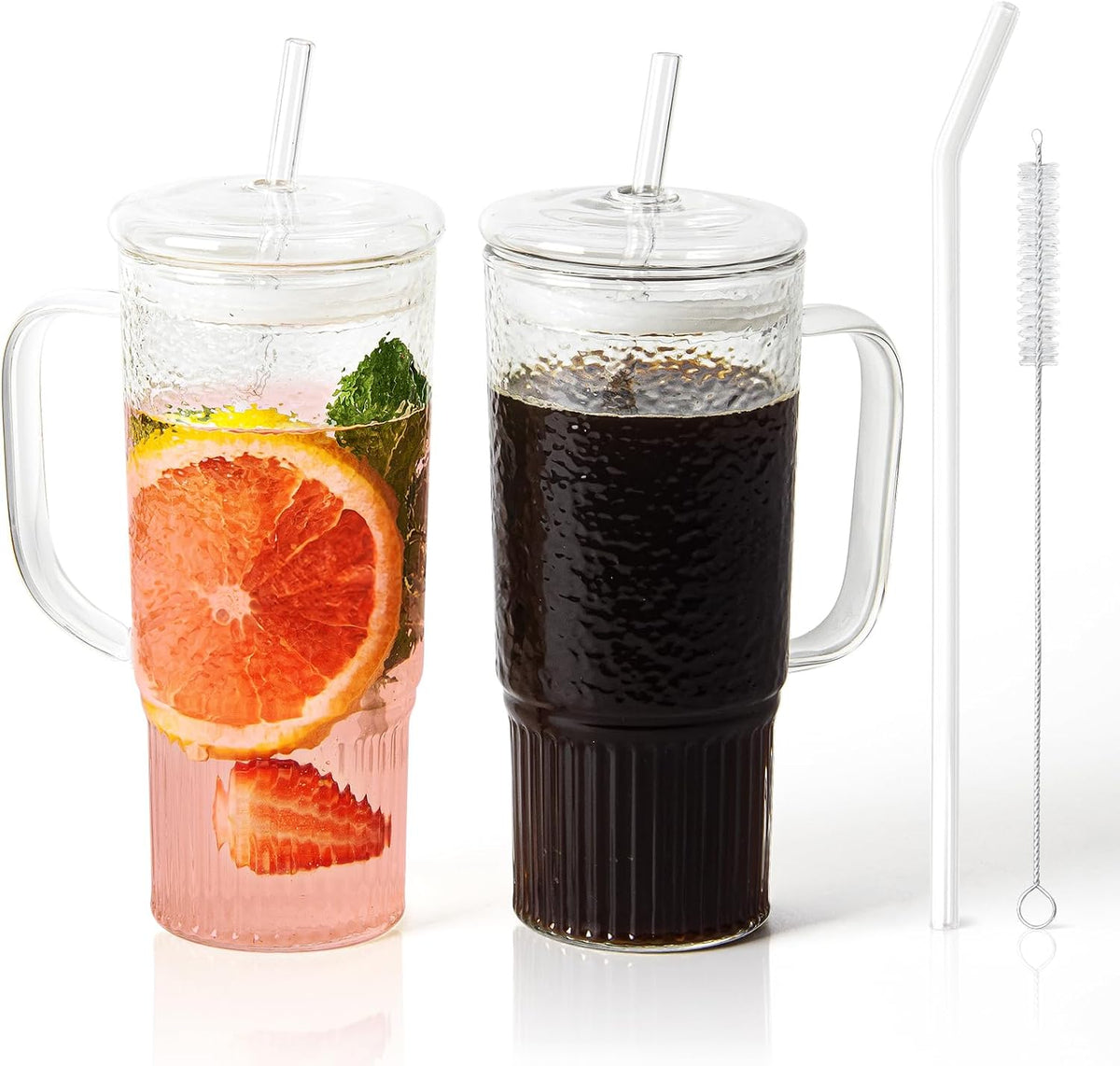 Glass Coffee Tumbler (2PK)
