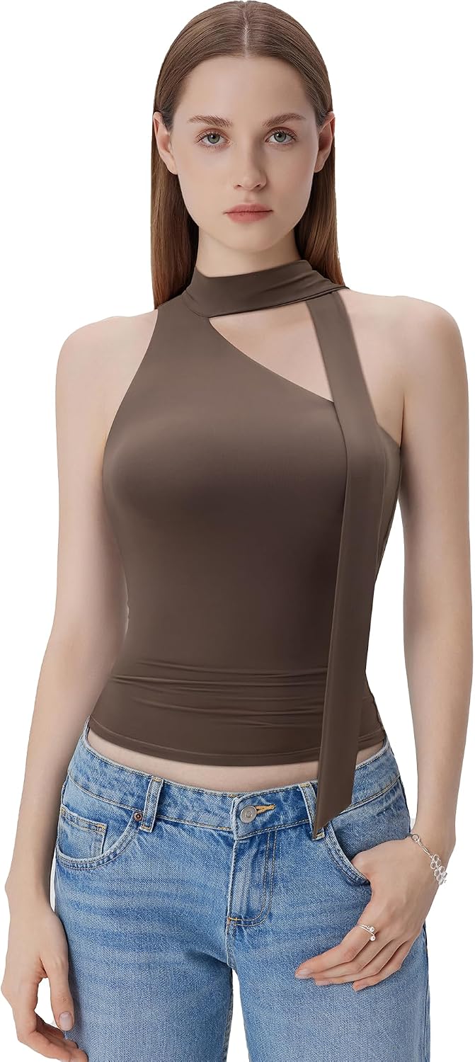 Halter Off Shoulder Tank