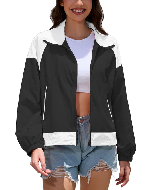 Oversized Windbreaker Jacket