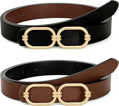 Reversible Leather Belts