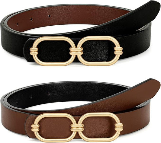 Reversible Leather Belts