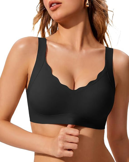 Scalloped Wireless Bra