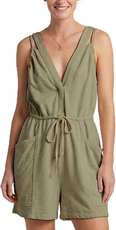 Casual Drawstring Romper