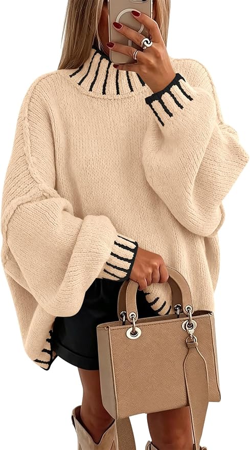 Chunky Mock Neck Sweater