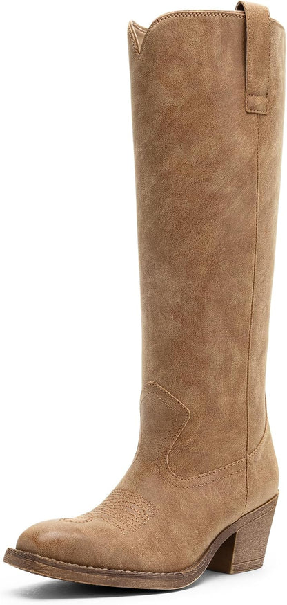Knee High Western Boots