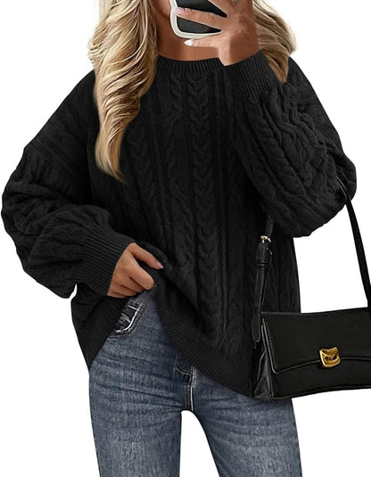 Chunky Cable Knit Sweater