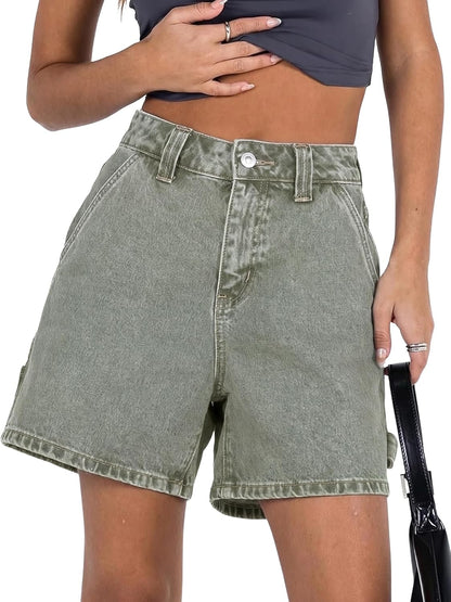 High Waisted Denim Shorts