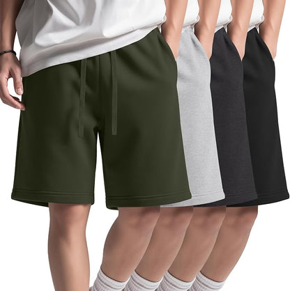 Boys Athletic Basketball Shorts (4PK)