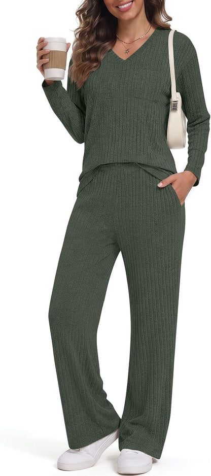 Ribbed Knit Set