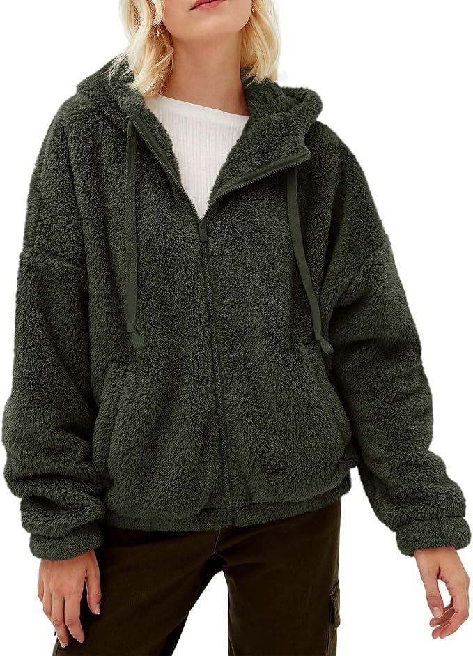 Fuzzy Sherpa Jacket