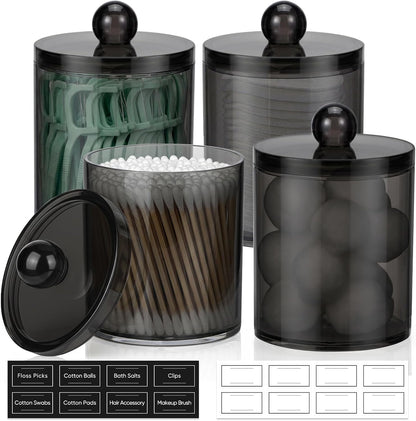 4pc Bathroom Jars