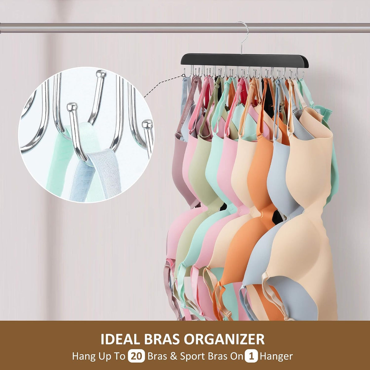 Wooden Closet Hanger (20 hangers)