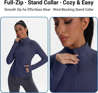 Zip Up Running Jacket