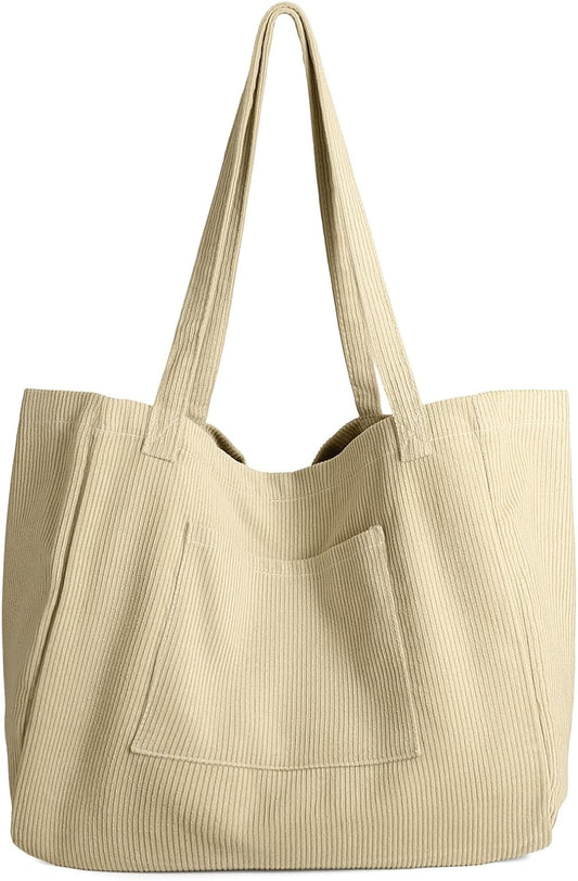 Corduroy Tote Bag