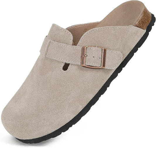 Suede Mules