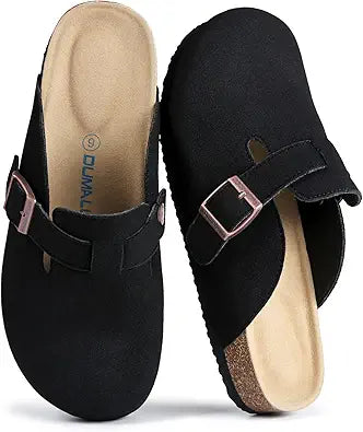 Suede Mules