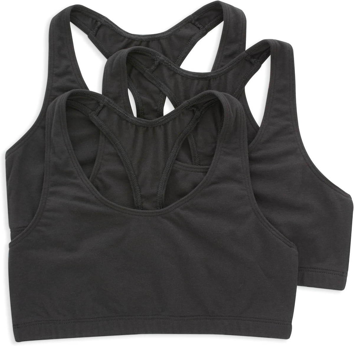 Racerback Cotton Bralette (3PK)