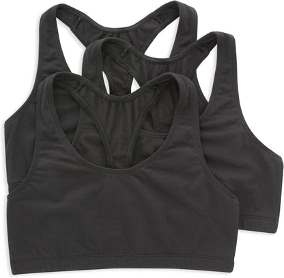 Racerback Cotton Bralette (3PK)