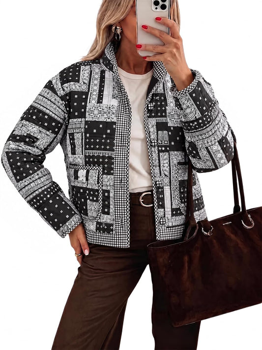 Bandana Quilted Jacket