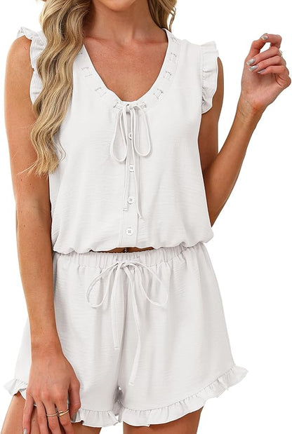 Ruffle Pajamas Set