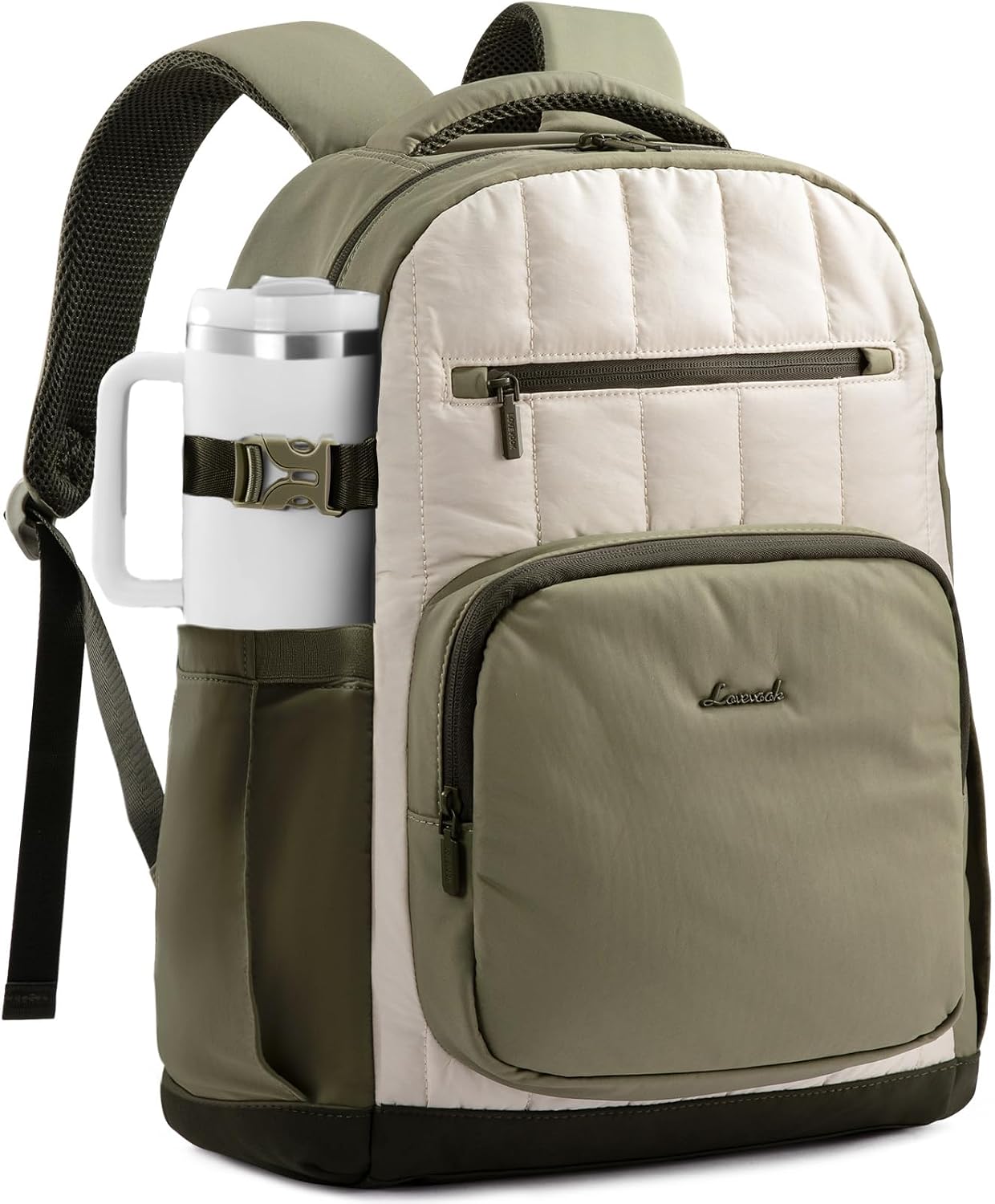 Laptop Backpack With Tumbler Holder