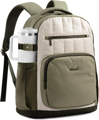 Laptop Backpack With Tumbler Holder