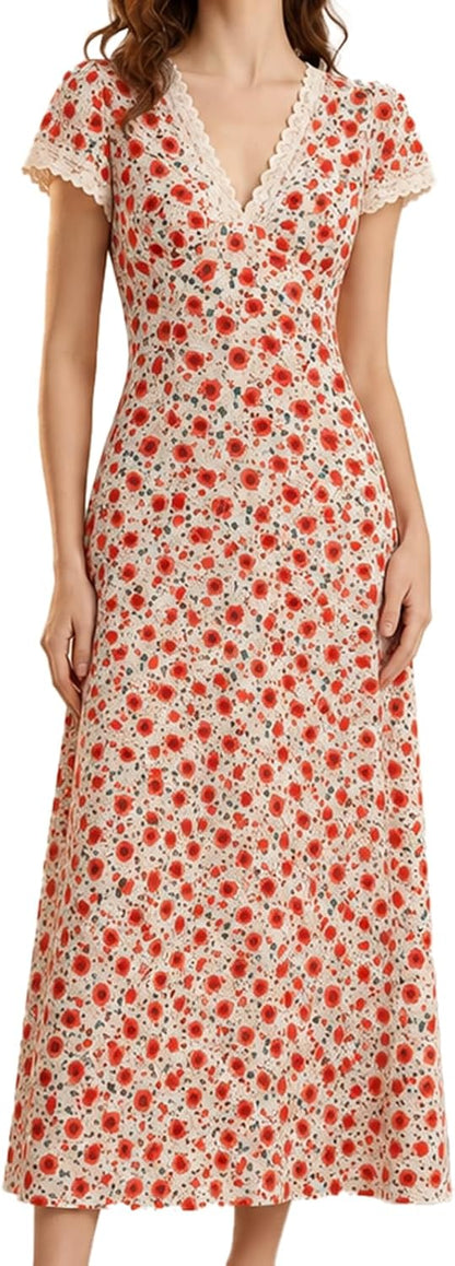 Polka Dot Lace Dress