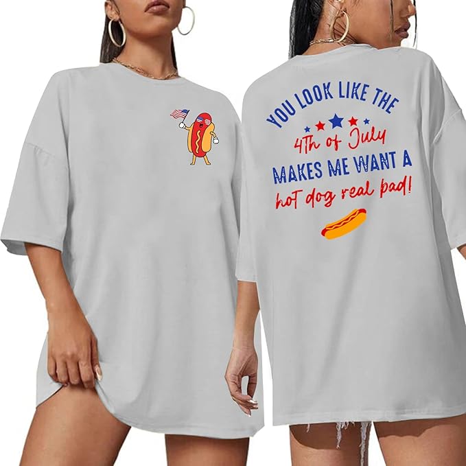 Oversized 4th of July Shirt