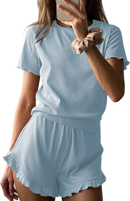 Ruffle Pajamas Set