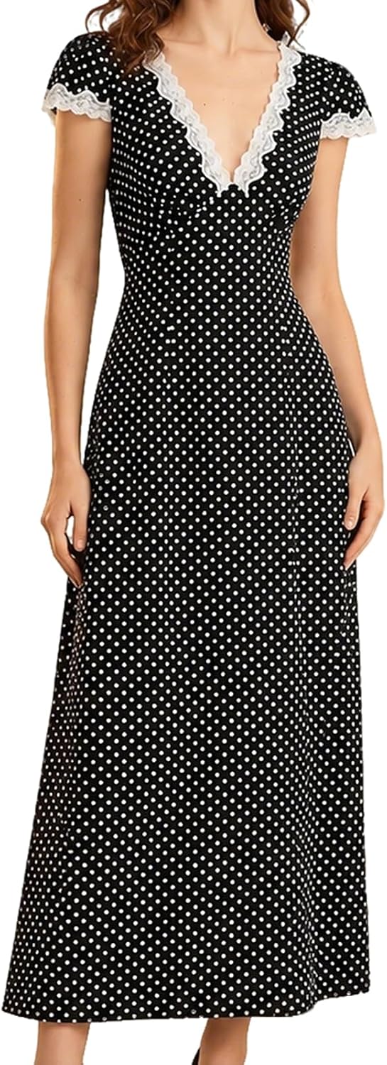 Polka Dot Lace Dress