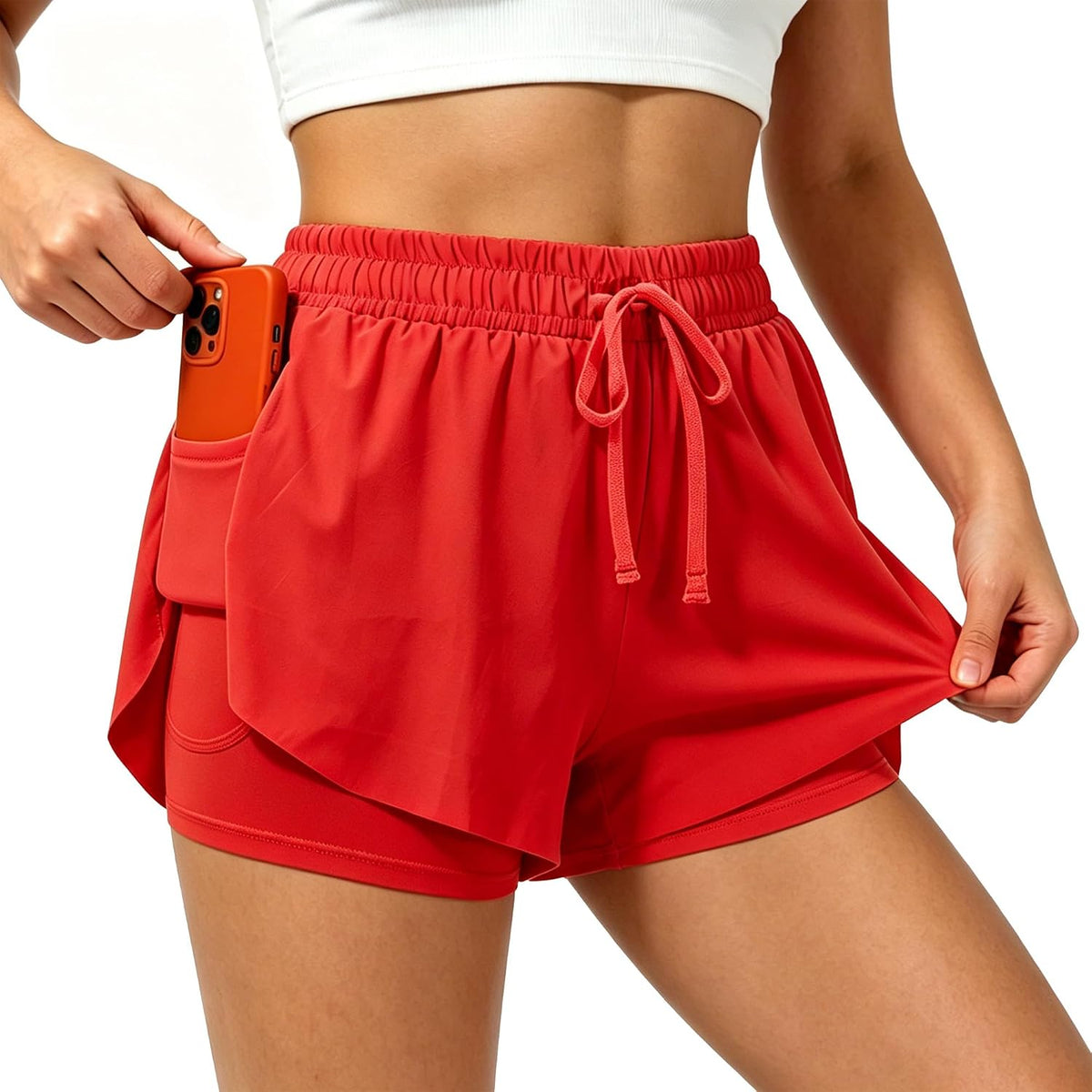 High Waisted Athletic Skorts