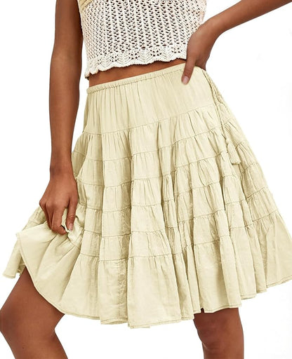 Pleated Boho Skirt