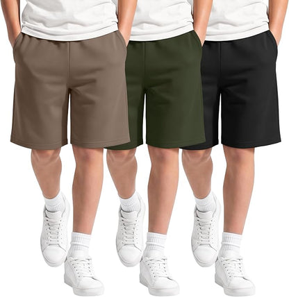 Boys Pull On Shorts 3pk