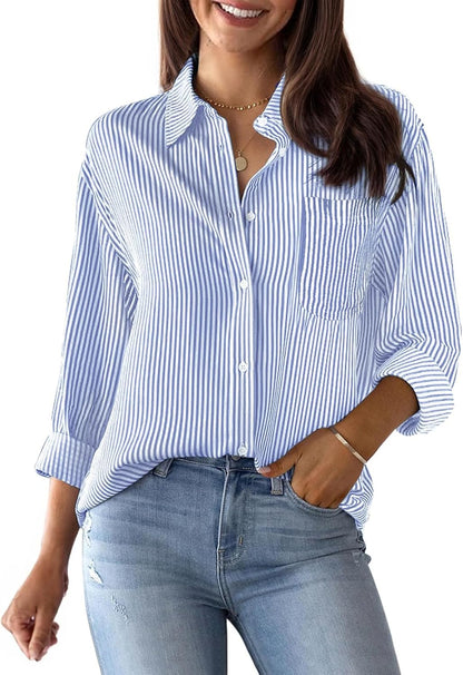 Cotton Pin Stripe Shirt