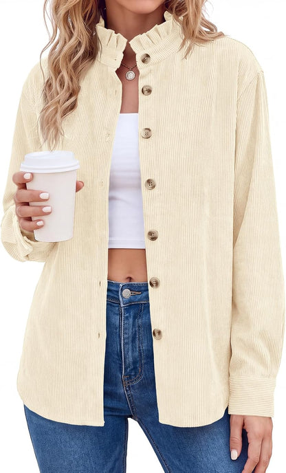 Corduroy Button Shirt