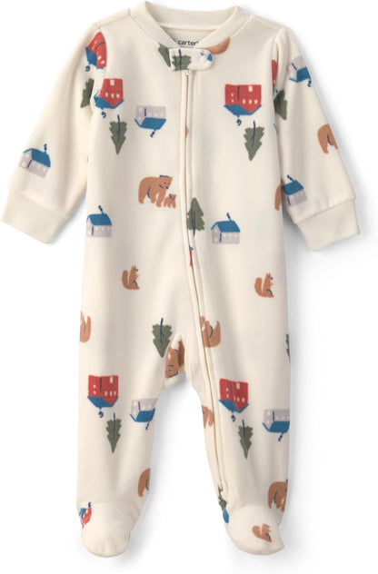 Baby Boys Fleece Romper